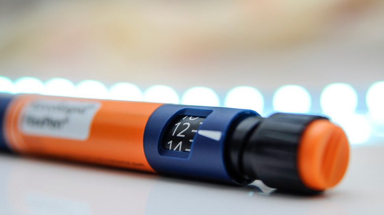 Ручка для введения инсулина при диабете
