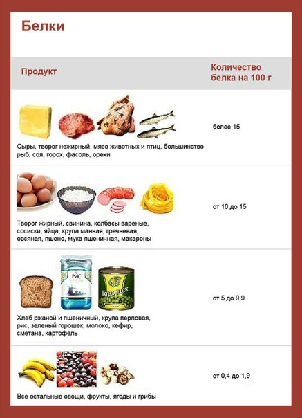 Продукты, богатые белком, подходящие для похудения